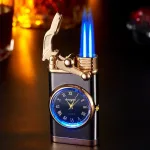 briquet 2 flammes montre noir 3