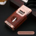 briquet cigare tout en un bronze