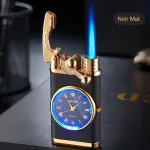 briquet luxe montre noir mat
